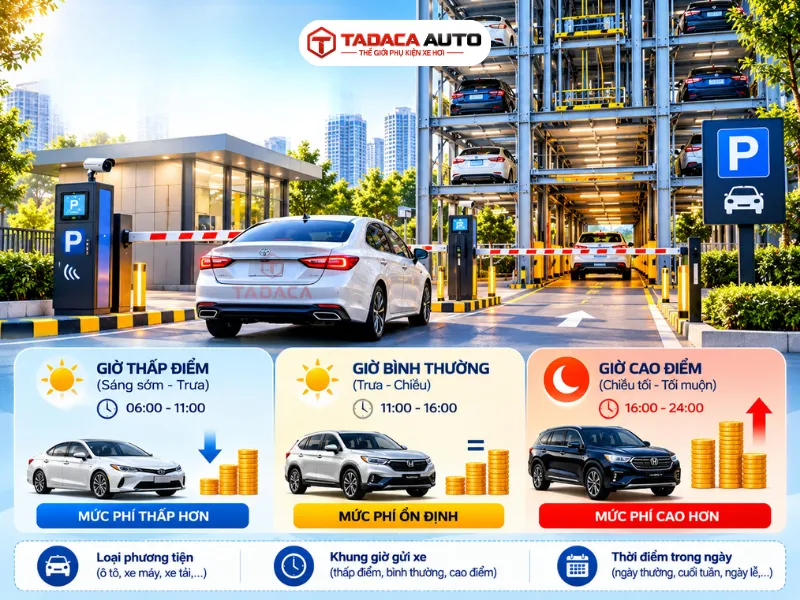 Cập nhật giá gửi xe tại bãi đỗ xe thông minh Yên Hòa