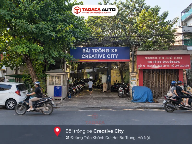 Bãi trông xe Creative City, 21 Trần Khánh Dư