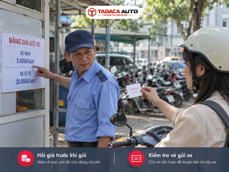 Lưu ý quan trọng khi gửi xe tại Trần Khánh Dư