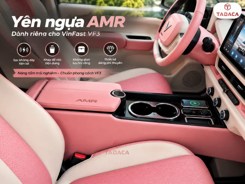 Yên ngựa VinFast VF3 dáng phi thuyền AMR