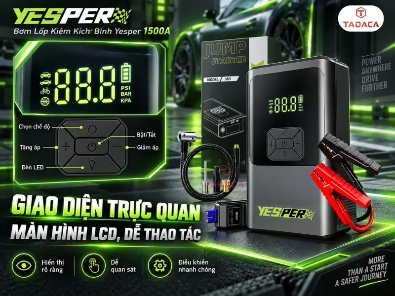Giao diện trực quan, dễ thao tác