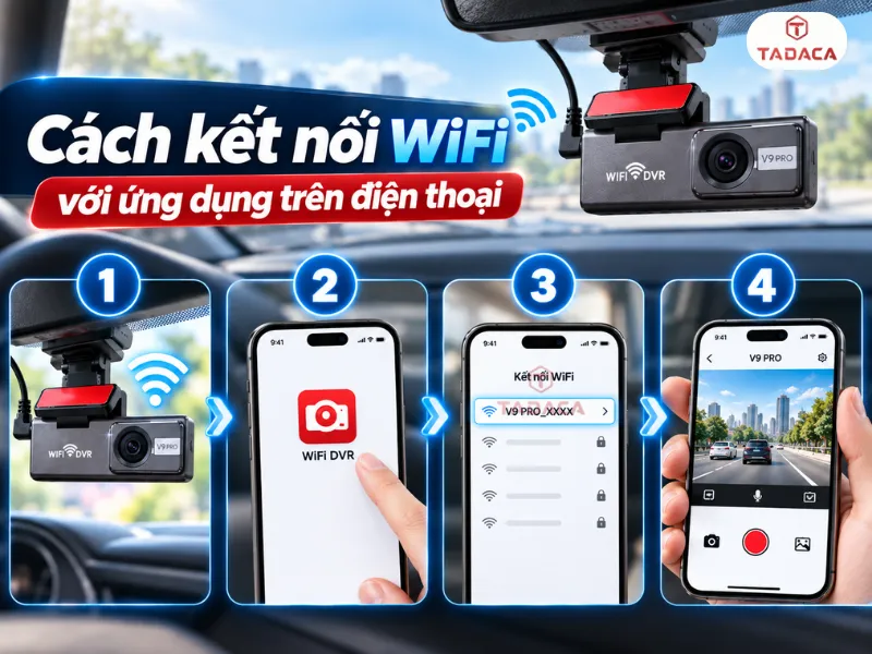 Cách kết nối WiFi với ứng dụng trên điện thoại