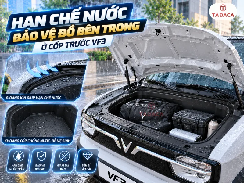 Khả năng hạn chế nước và bảo vệ đồ bên trong