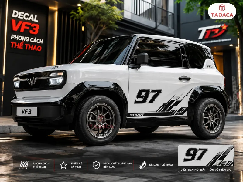 Decal VF3 phong cách thể thao