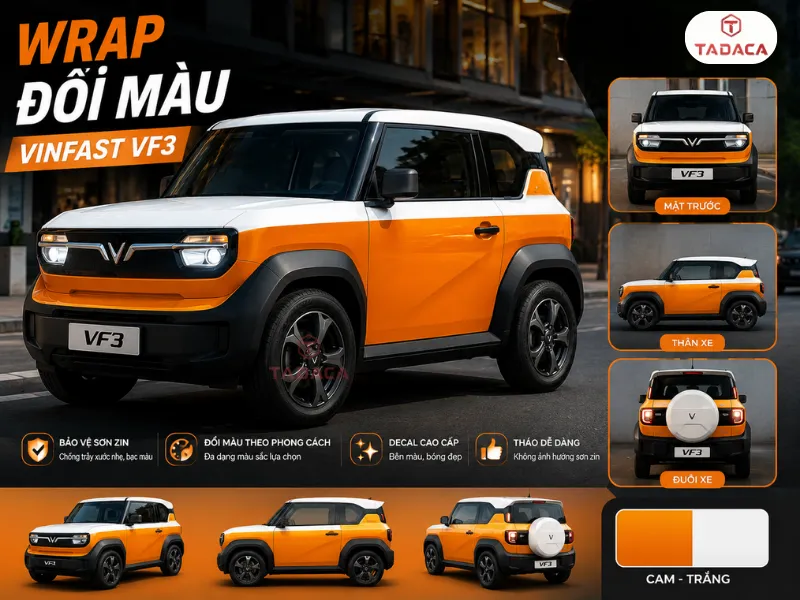 Wrap đổi màu toàn bộ VF3