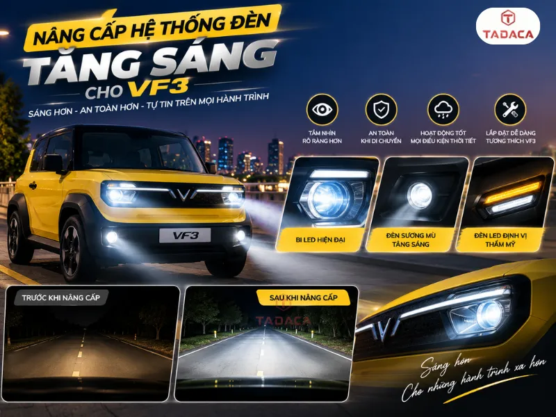 Nâng cấp hệ thống đèn tăng sáng