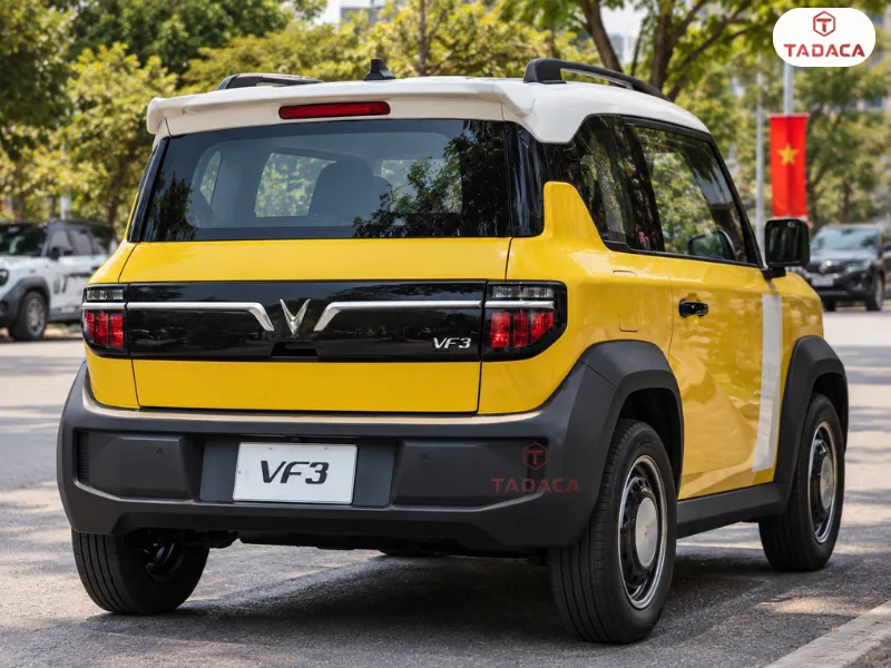Đuôi gió VF3 tạo phong cách thể thao
