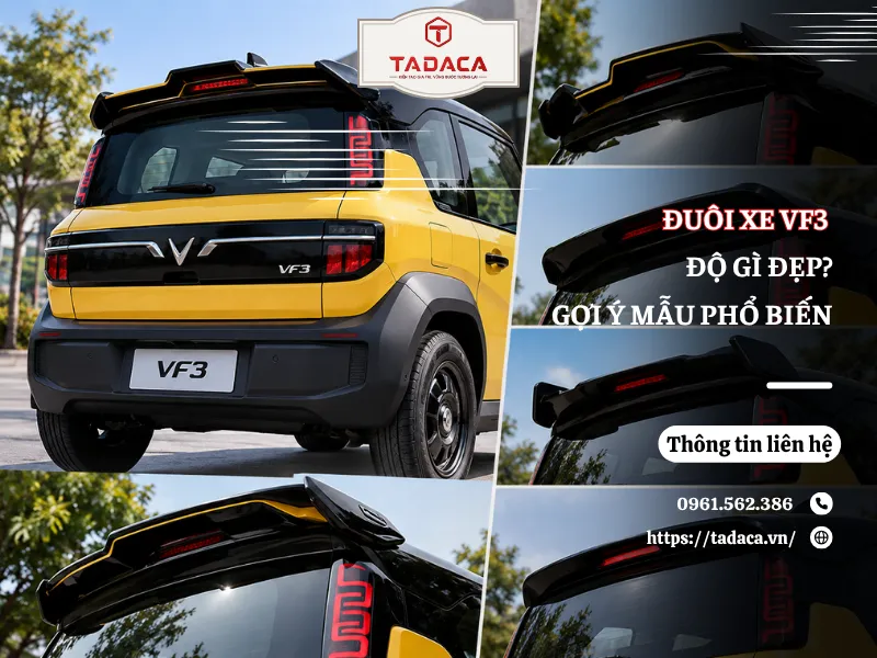 Đuôi Xe VF3 Độ Gì Đẹp? Gợi Ý Mẫu Phổ Biến Và Giá Tham Khảo