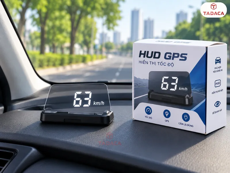 HUD GPS phổ thông cho người chỉ cần xem tốc độ