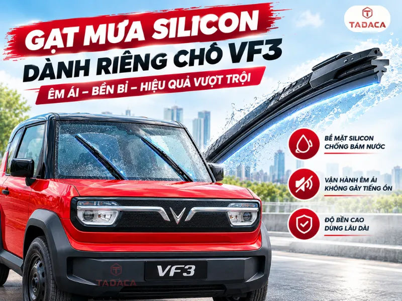 Gạt mưa thân mềm và gạt Silicon