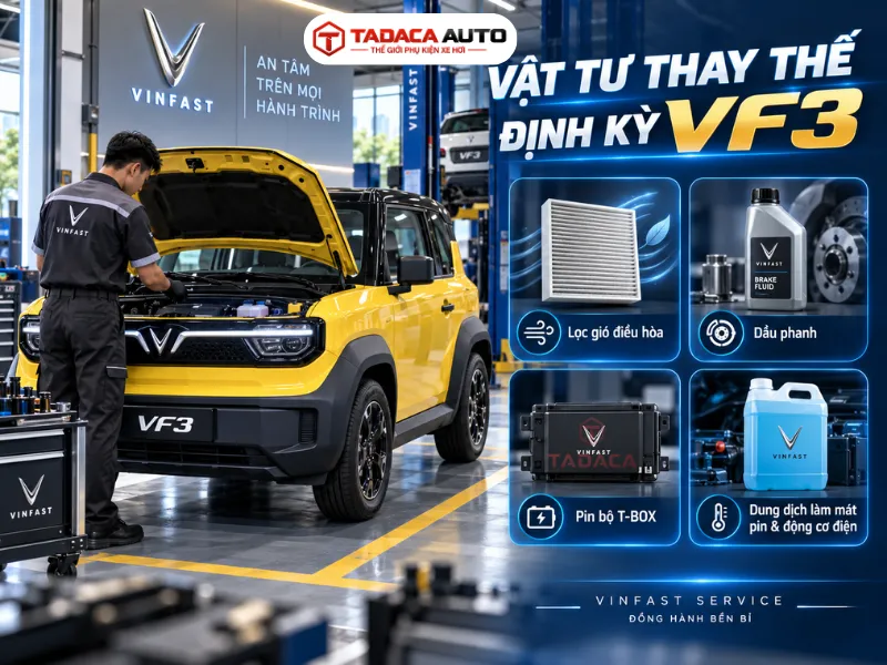 Những vật tư có chu kỳ thay thế định kỳ