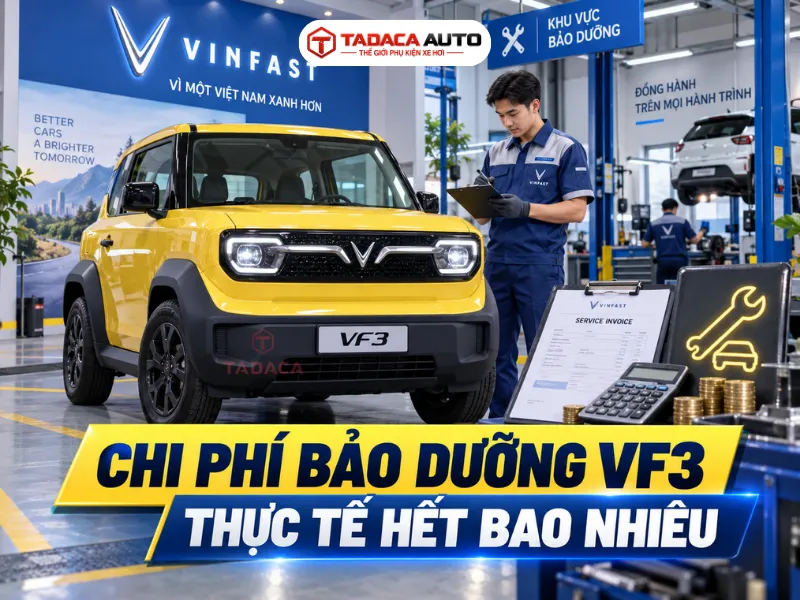 Chi phí bảo dưỡng VF3 thực tế