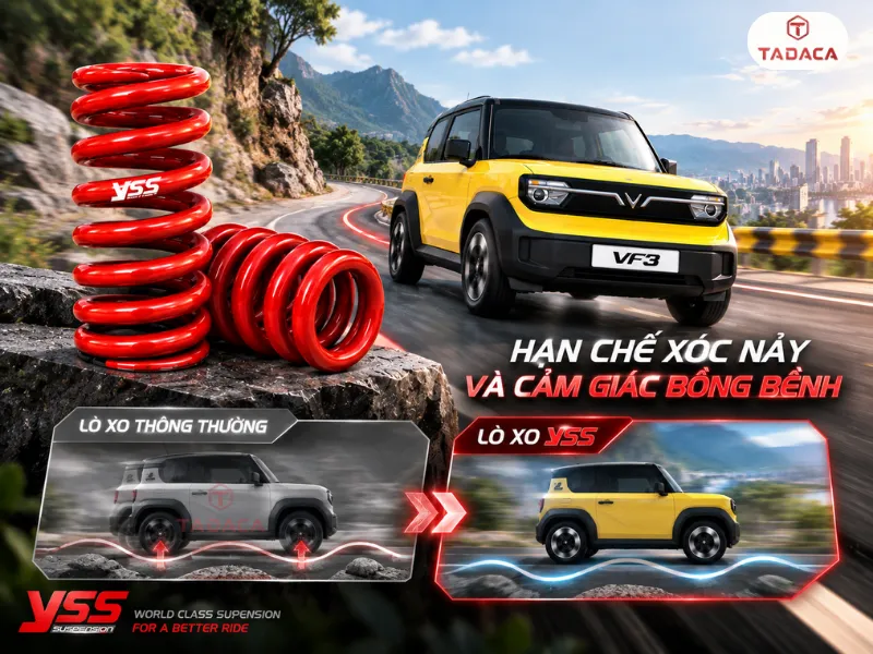 Hạn chế xóc nảy và cảm giác bồng bềnh