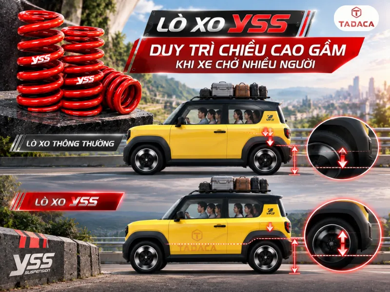 Duy trì chiều cao gầm khi xe chở nhiều người