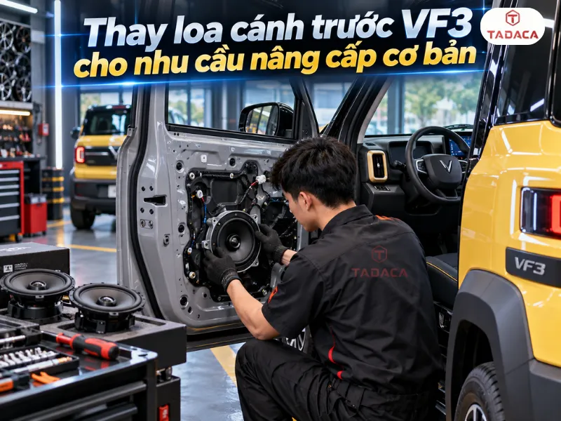 Thay loa cánh trước cho nhu cầu nâng cấp cơ bản 