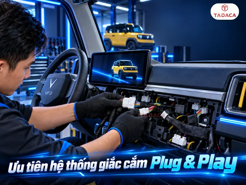 Ưu tiên hệ thống giắc cắm Plug & Play 