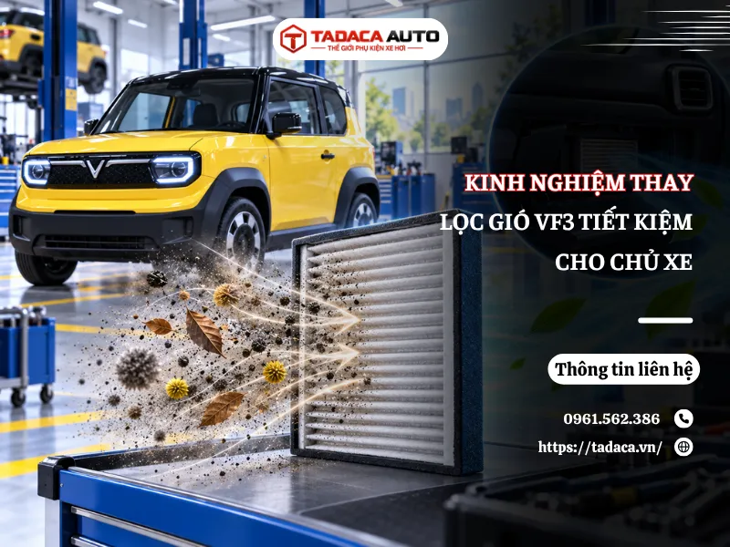 Kinh Nghiệm Thay Lọc Gió VF3 Tiết Kiệm Cho Chủ Xe