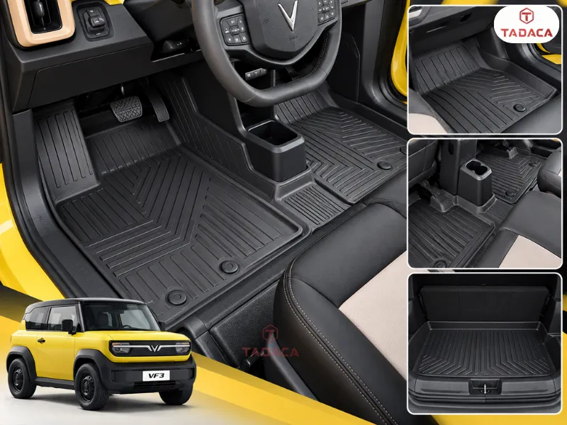 Thảm cao su 3D VF3 cho ngân sách tiết kiệm