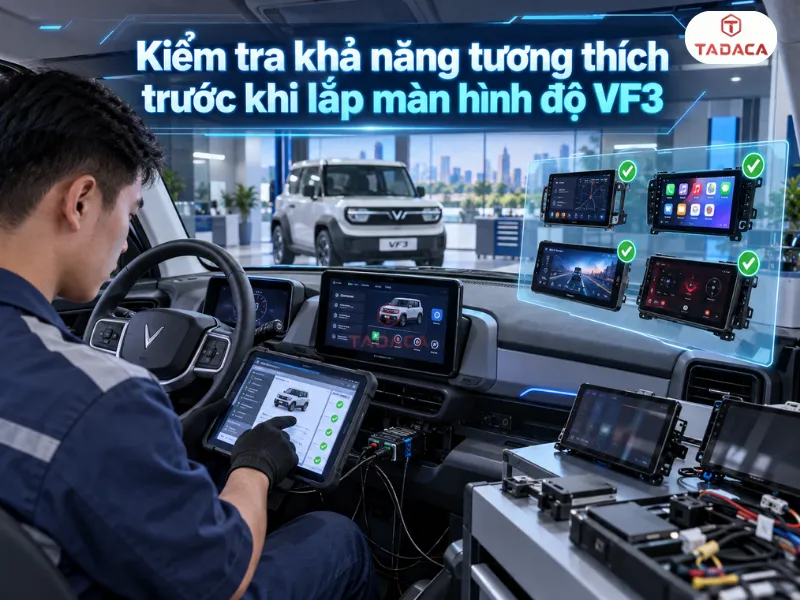 kiểm tra khả năng tương thích màn hình vf3