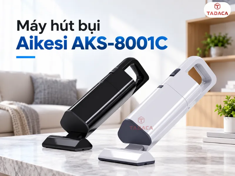 Top 1: Máy hút bụi Aikesi AKS-8001C dùng cho ô tô và gia đình