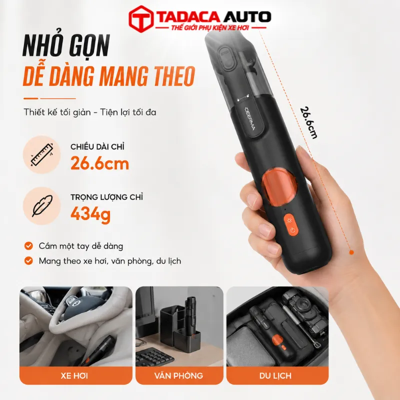 Thiết kế siêu nhẹ chỉ 434g