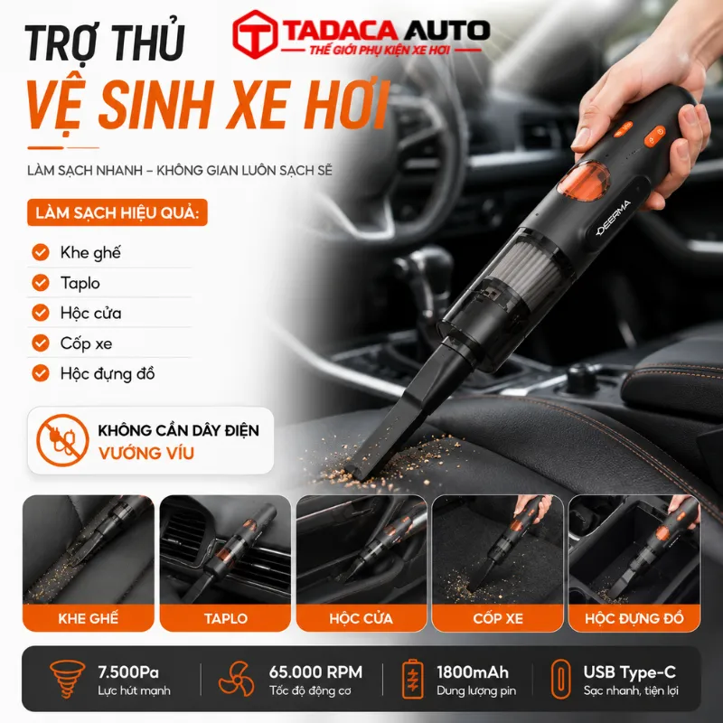 Hướng dẫn sử dụng sản phẩm máy hút bụi không dây Deerma XC01