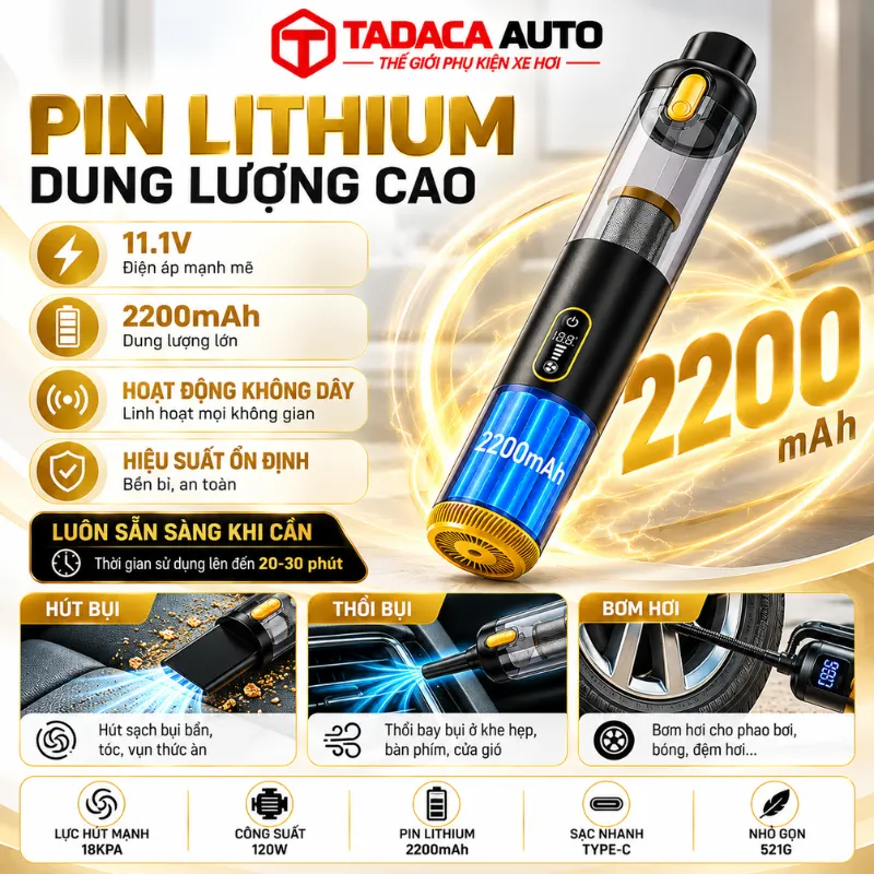 Pin Lithium 2200mAh