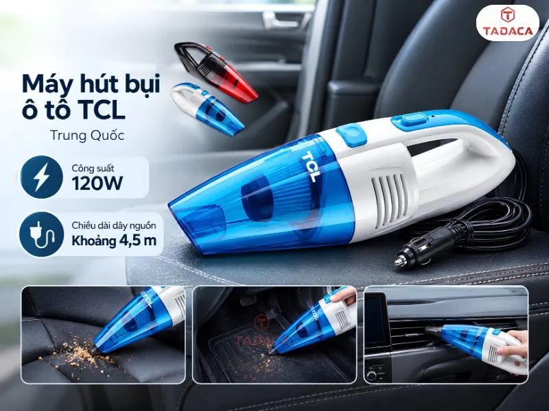 Thông số kỹ thuật của máy hút bụi ô tô TCL 
