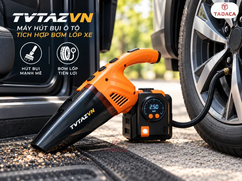 Tích hợp bơm lốp xe cứu hộ