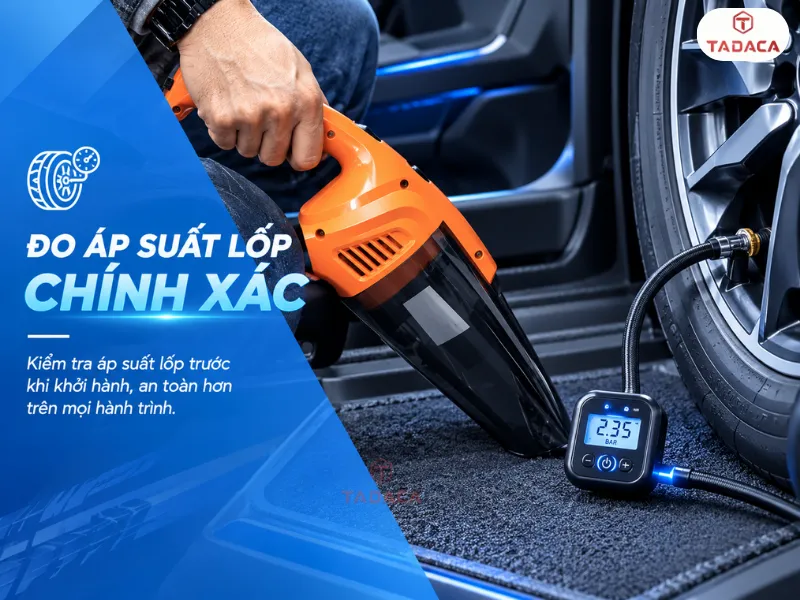 Đo áp suất lốp chính xác