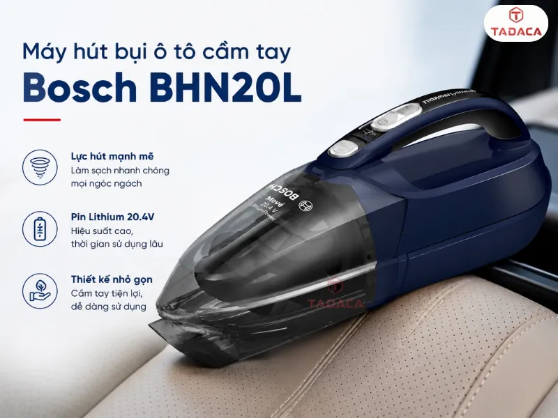 Máy hút bụi ô tô cầm tay Bosch BHN20L