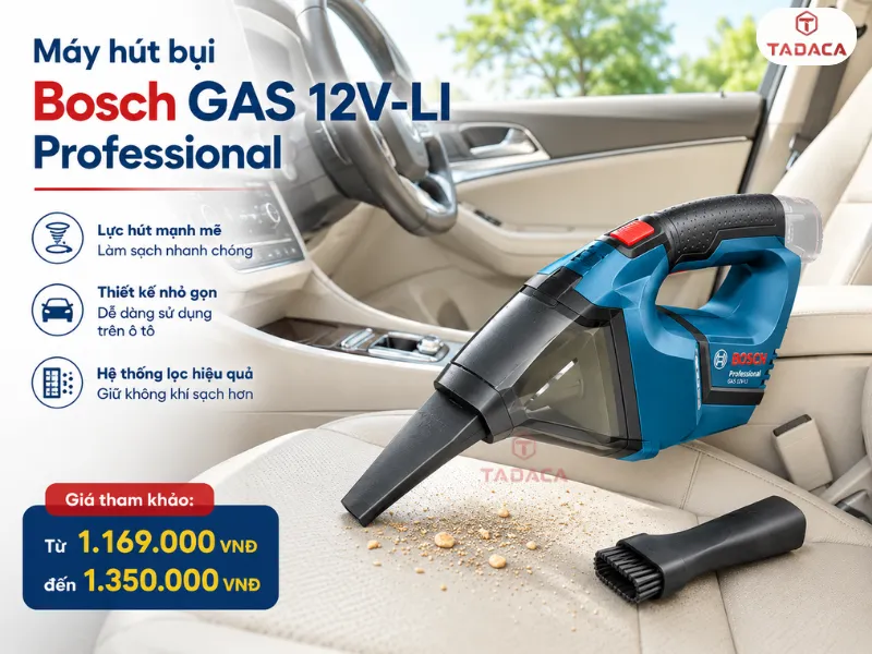Máy hút bụi Bosch GAS 12V-LI Professional