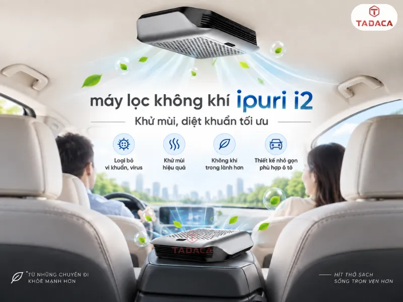 Khử mùi, diệt khuẩn tối ưu với công nghệ lọc 4 lớp của Ipuri I2