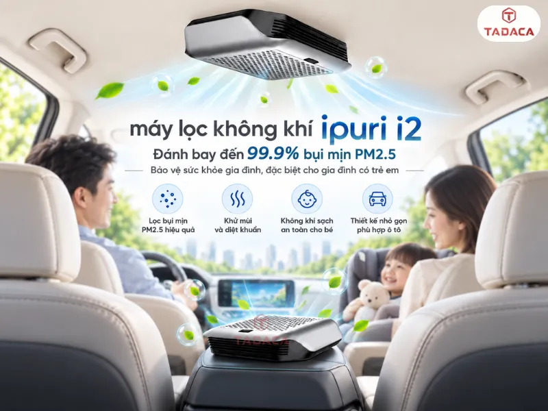 Đánh bay đến 99.9% bụi mịn PM2.5 bảo vệ sức khỏe gia đình