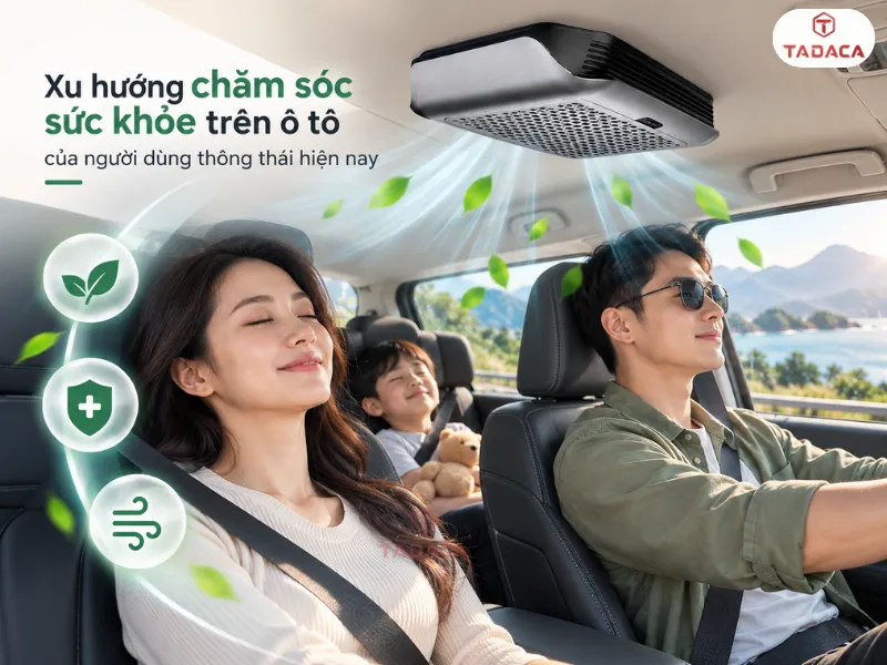 Xu hướng chăm sóc sức khỏe trên ô tô của người dùng thông thái hiện nay