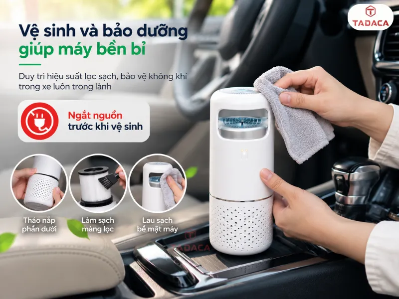 Cách vệ sinh và bảo dưỡng giúp máy bền bỉ, thơm tho