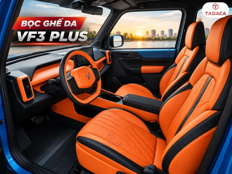 Bọc ghế da giúp cabin sạch và dễ chăm sóc hơn