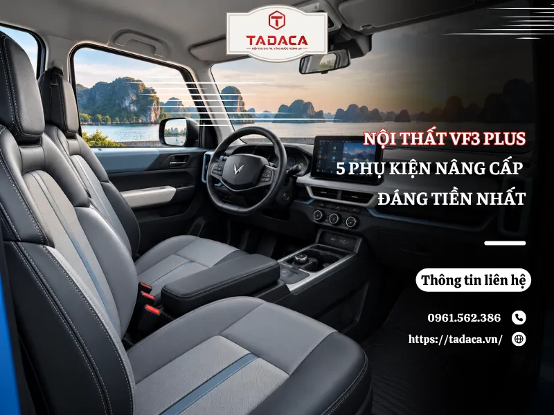 Nội Thất VF3 Plus Và 5 Phụ Kiện Nâng Cấp Đáng Tiền Nhất