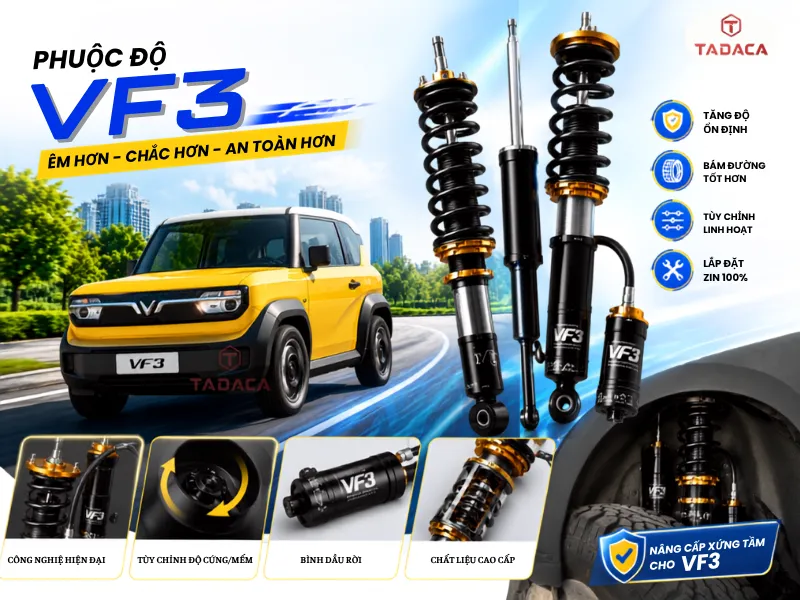 Các dòng phuộc VF3 phổ biến và mức giá tham khảo