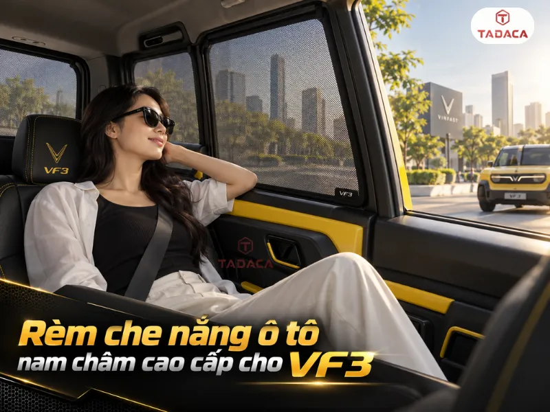 Rèm che nắng ô tô nam châm cao cấp TADACA 