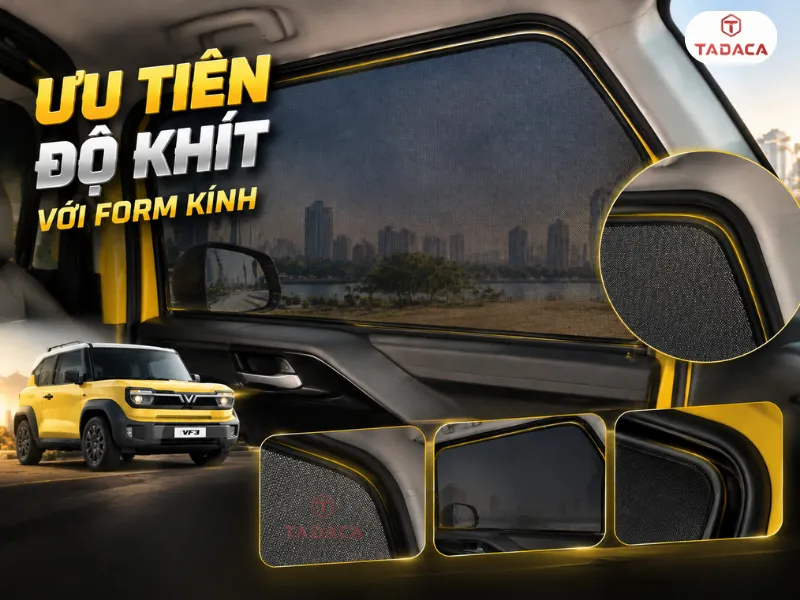 Ưu tiên độ khít với form kính 