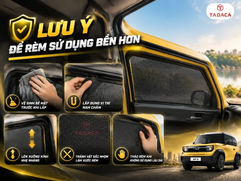 Lưu ý để rèm sử dụng bền hơn 