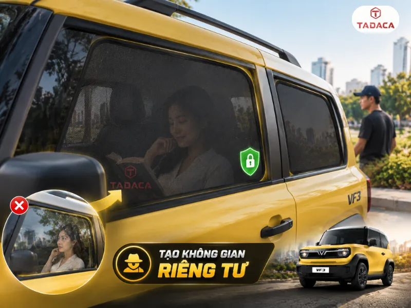 Rèm che nắng vf3 chống nhìn trộm