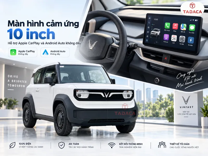 Những trang bị tiện nghi nổi bật trên VF3 Plus 2026