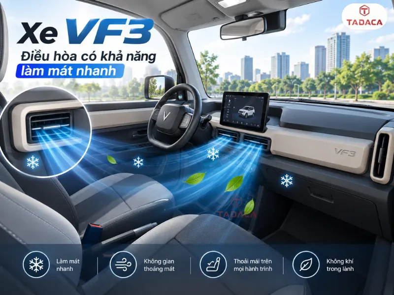 Điều hòa có khả năng làm mát nhanh