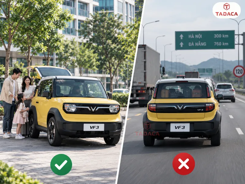 VF 3 phù hợp nhất với nhóm người dùng có nhu cầu rõ ràng