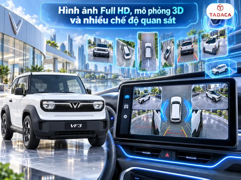 Hình ảnh Full HD, mô phỏng 3D và nhiều chế độ quan sát 