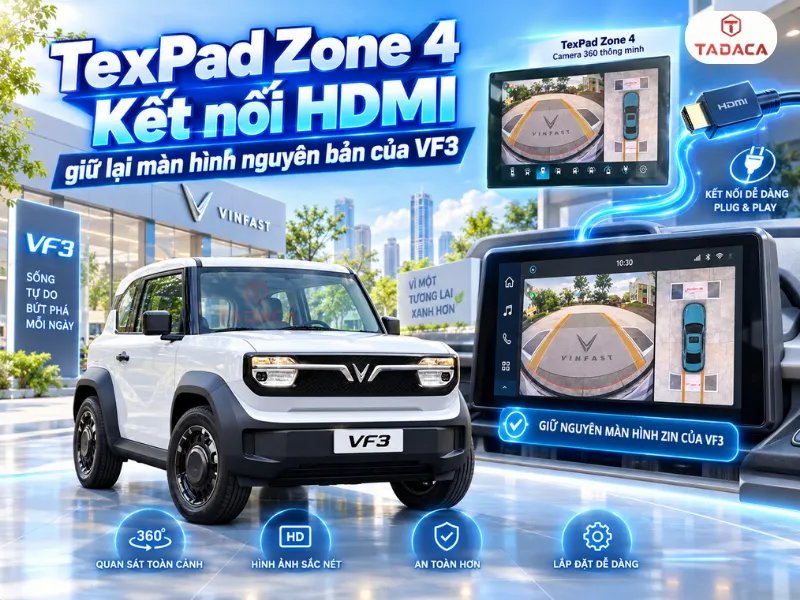 Kết nối HDMI và giữ lại màn hình nguyên bản của VF3 