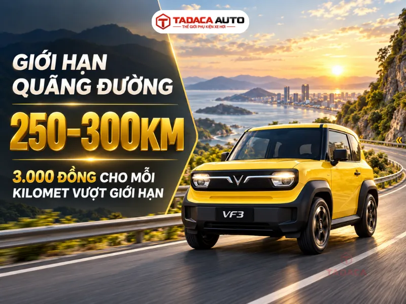 Giới hạn quãng đường và phí vượt kilomet