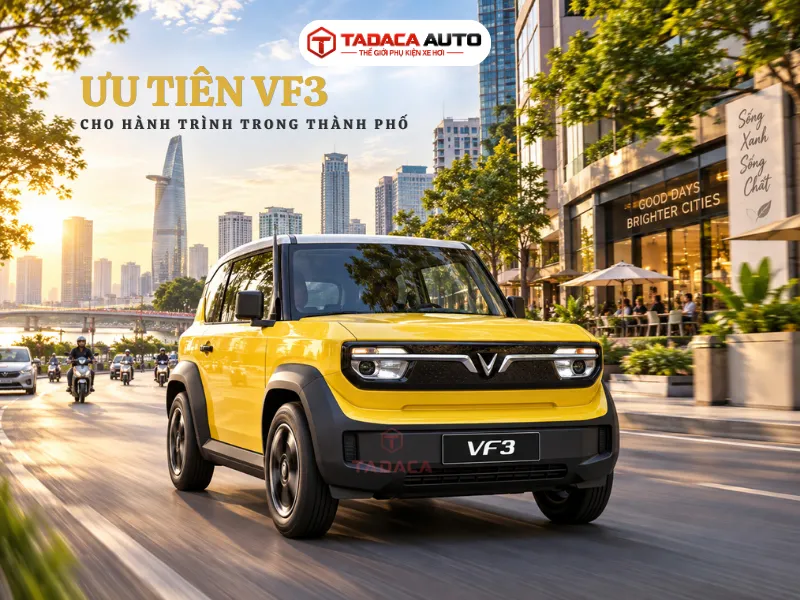 Ưu tiên VF3 cho hành trình trong thành phố